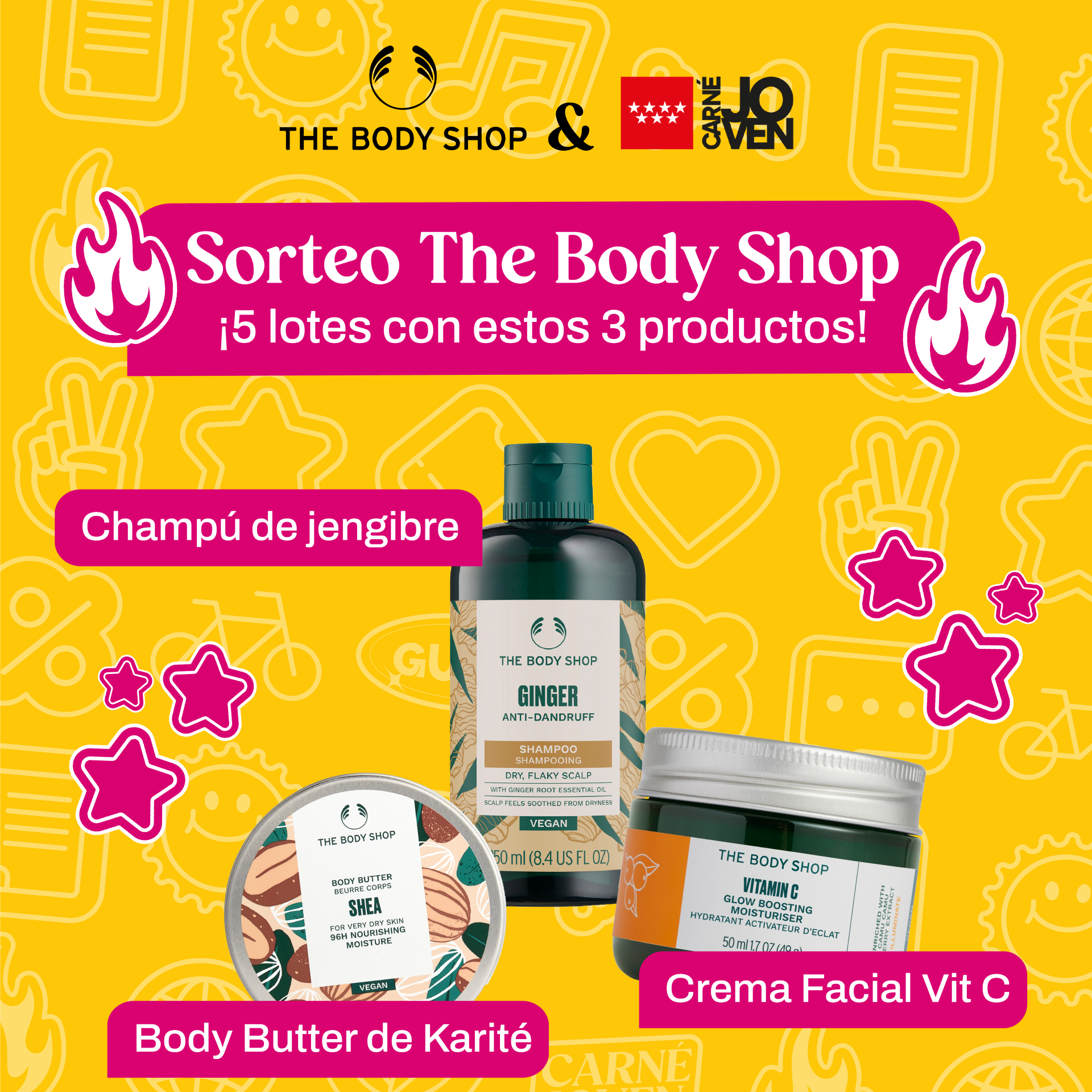 Sorteo de 5 lotes The Body Shop